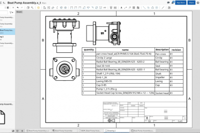 OpenBOM for Onshape Drawings