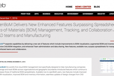 OpenBOM delivers new enhanced features