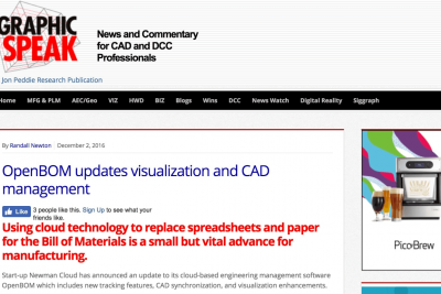 “The BOM is the gauntlet through which every aspect of manufacturing must pass”