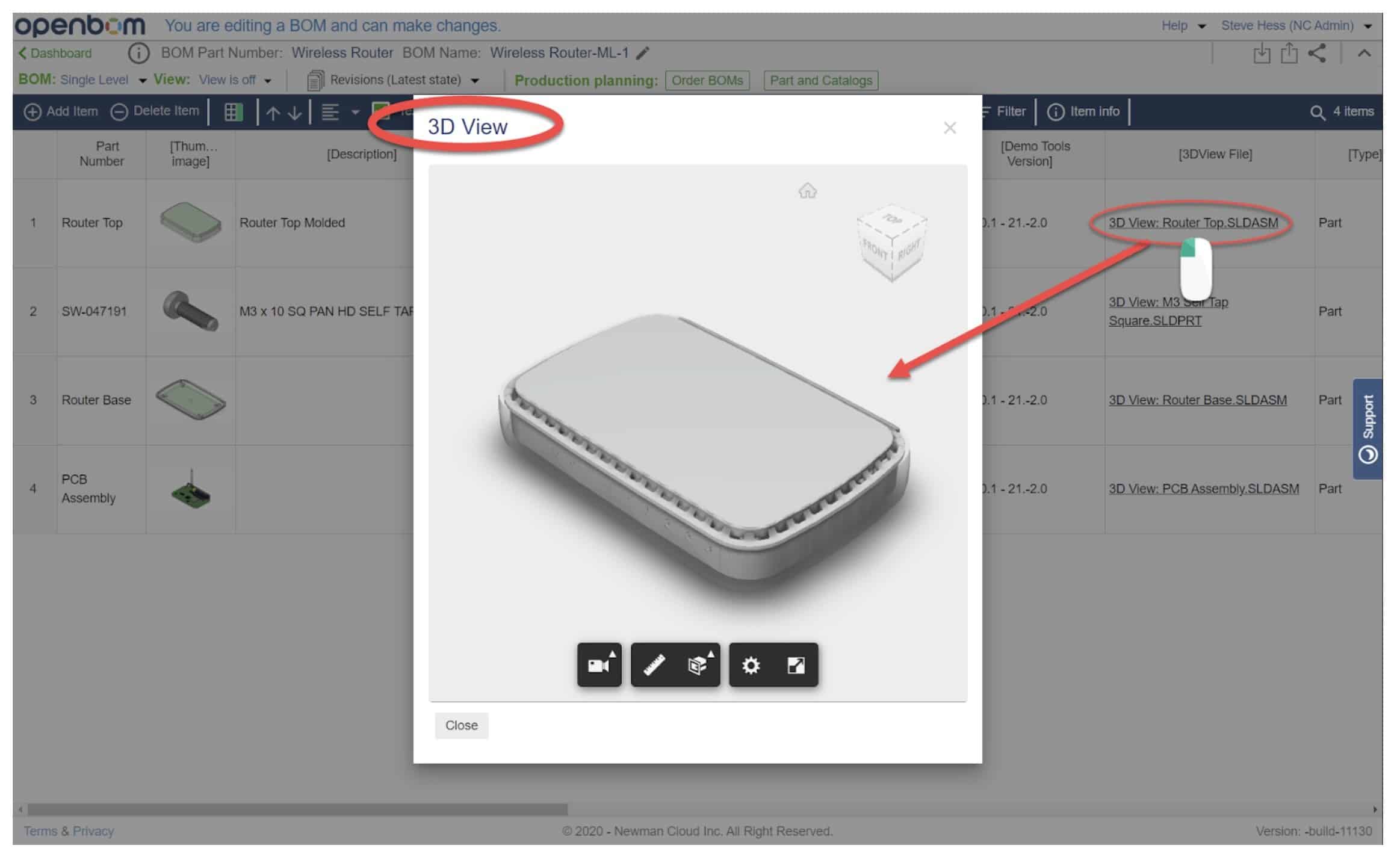 OpenBOM Integrated 3D Viewer – We Are Looking for Beta Testers 