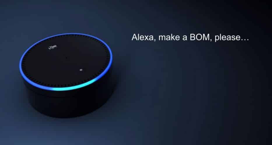 Alexa, Make A BOM – OpenBOM Introduces Live Amazon Connection With Alexa Support