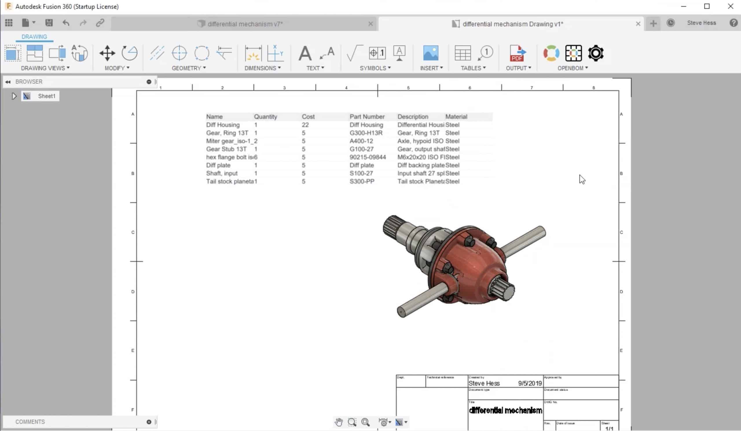Heads up: New OpenBOM integration with Autodesk Fusion 360 – Templates and Drawing Support