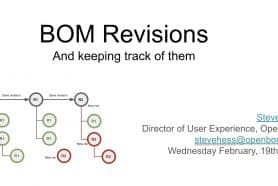BOM revisions webinar recording