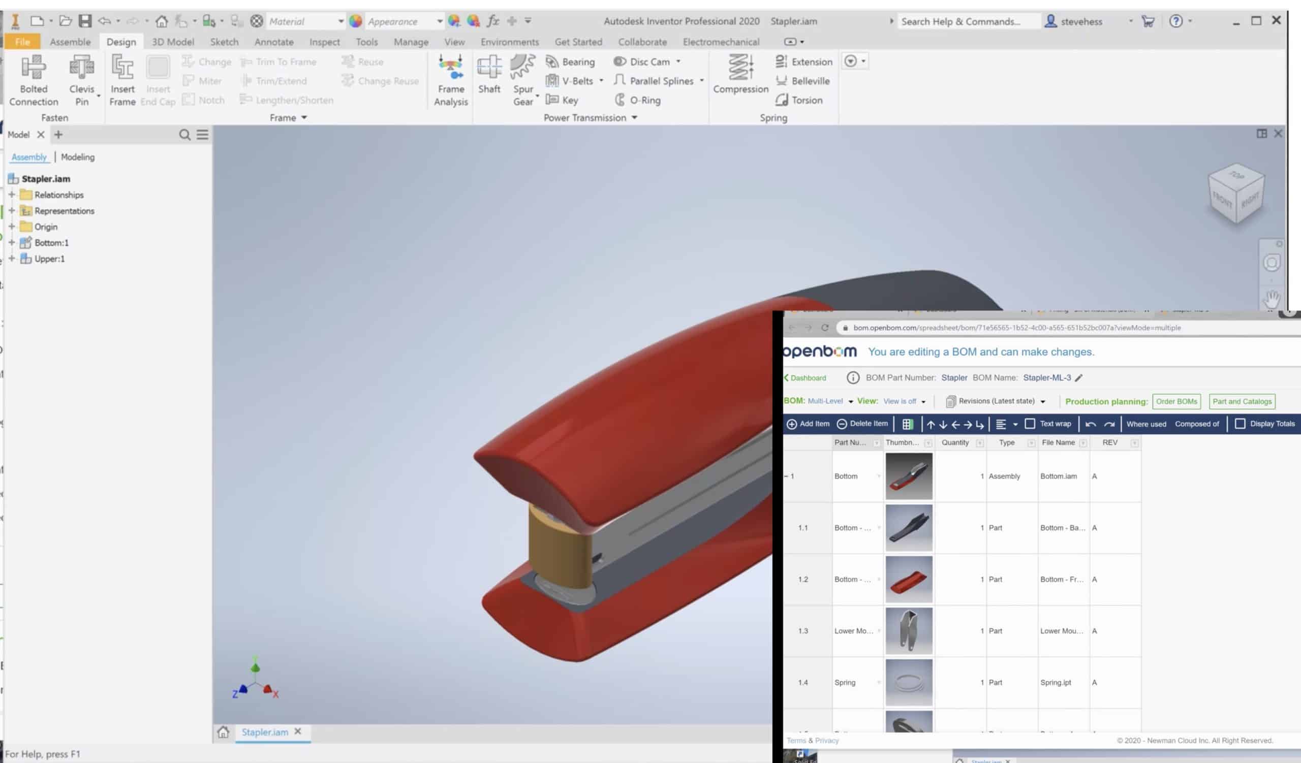 How to create a perfect BOM for Autodesk Inventor Using OpenBOM Add-in