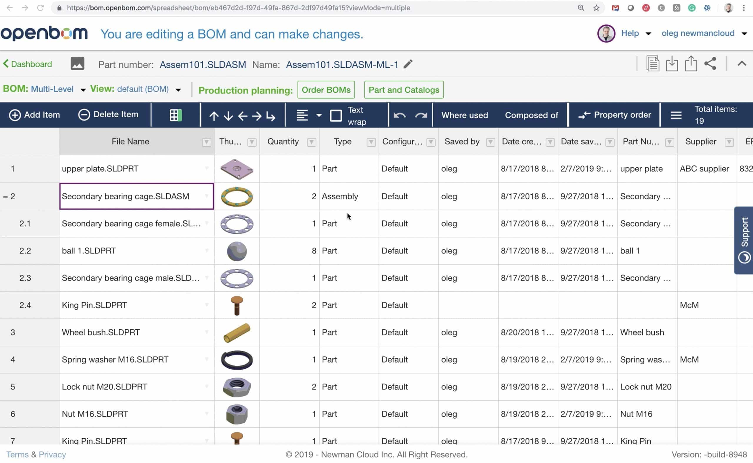 OpenBOM 101 – Introduction to BOM types