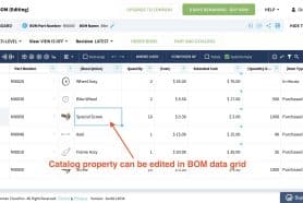 HEADS UP: User Experience Improvement – Seamless Catalog Data Editing in BOMs 