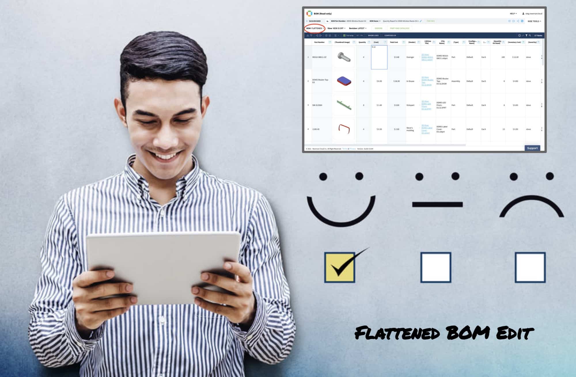 Bill of Materials: Check Out A Detailed Look At Format Types and New OpenBOM Flattened Mode Editing