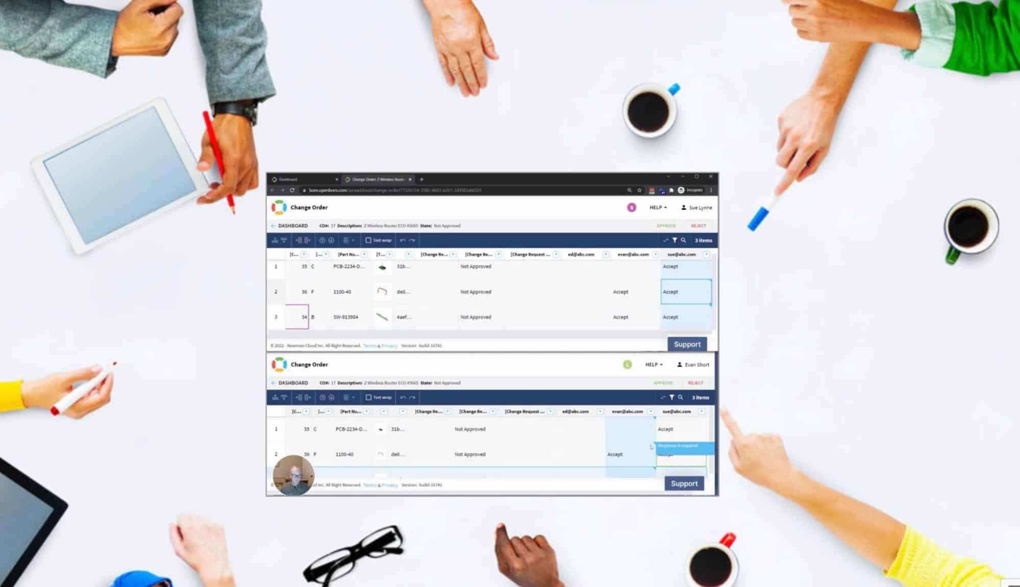 OpenBOM Collaborative ECO Approval Workflow in 90 sec