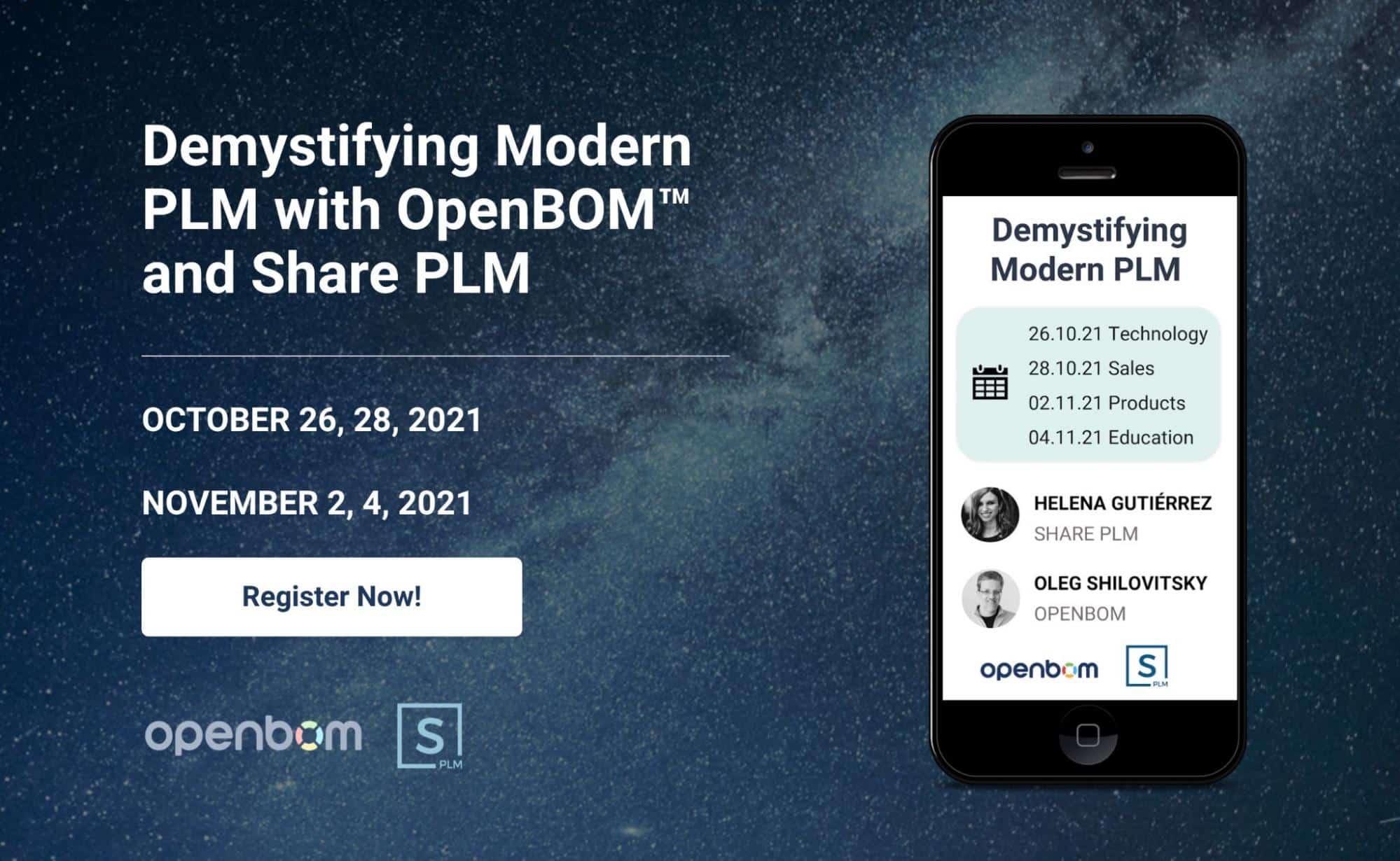 Demystify Modern PLM Event With Share PLM