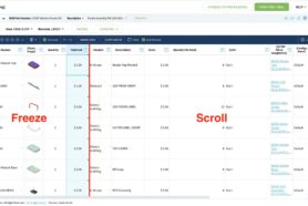 Sneak Peek: Grid User Experience Improvement – Freeze Columns