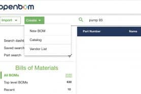 Create BOM and Catalog from Scratch