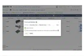 Enhancements of OpenBOM Formula Editor and Calculations 