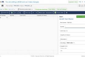 First Preview of OpenBOM New Item User Experience