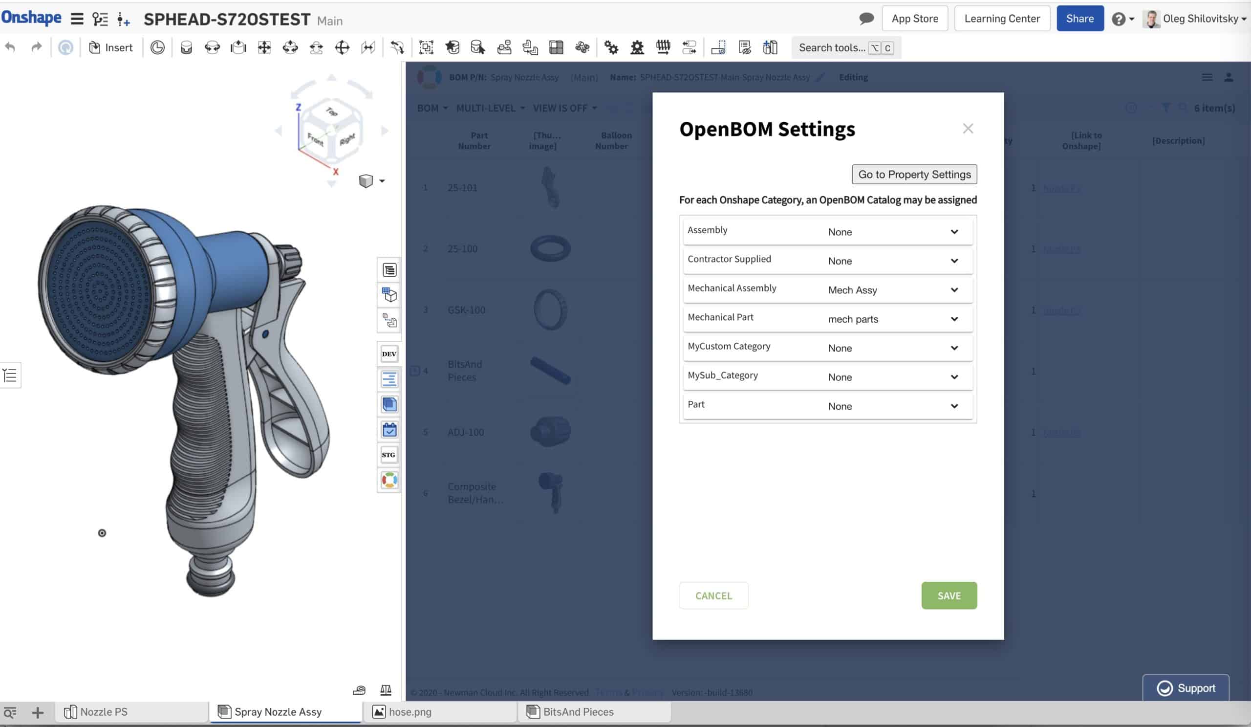 PREVIEW: Onshape Categories Support