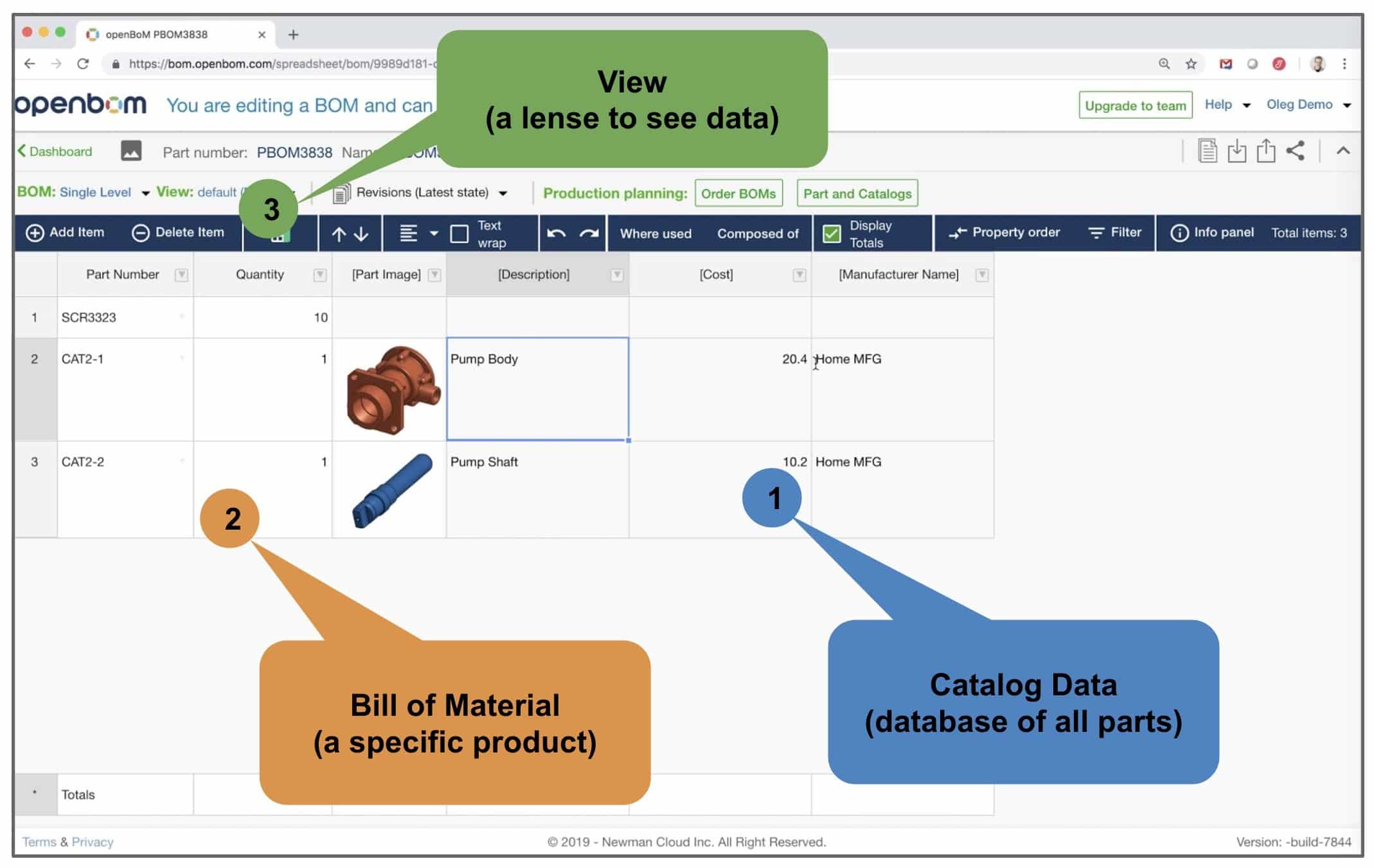 Demystifying OpenBOM BOM and Catalogs – Part One