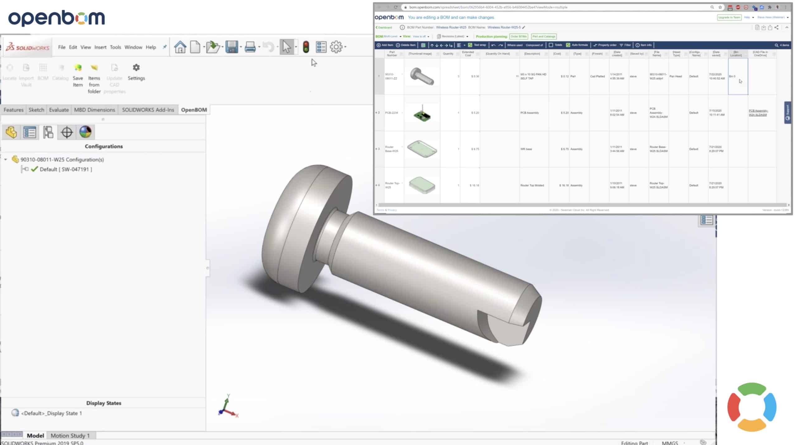 WEBINAR: OpenBOM and Solidworks Best Practices. Part Two.