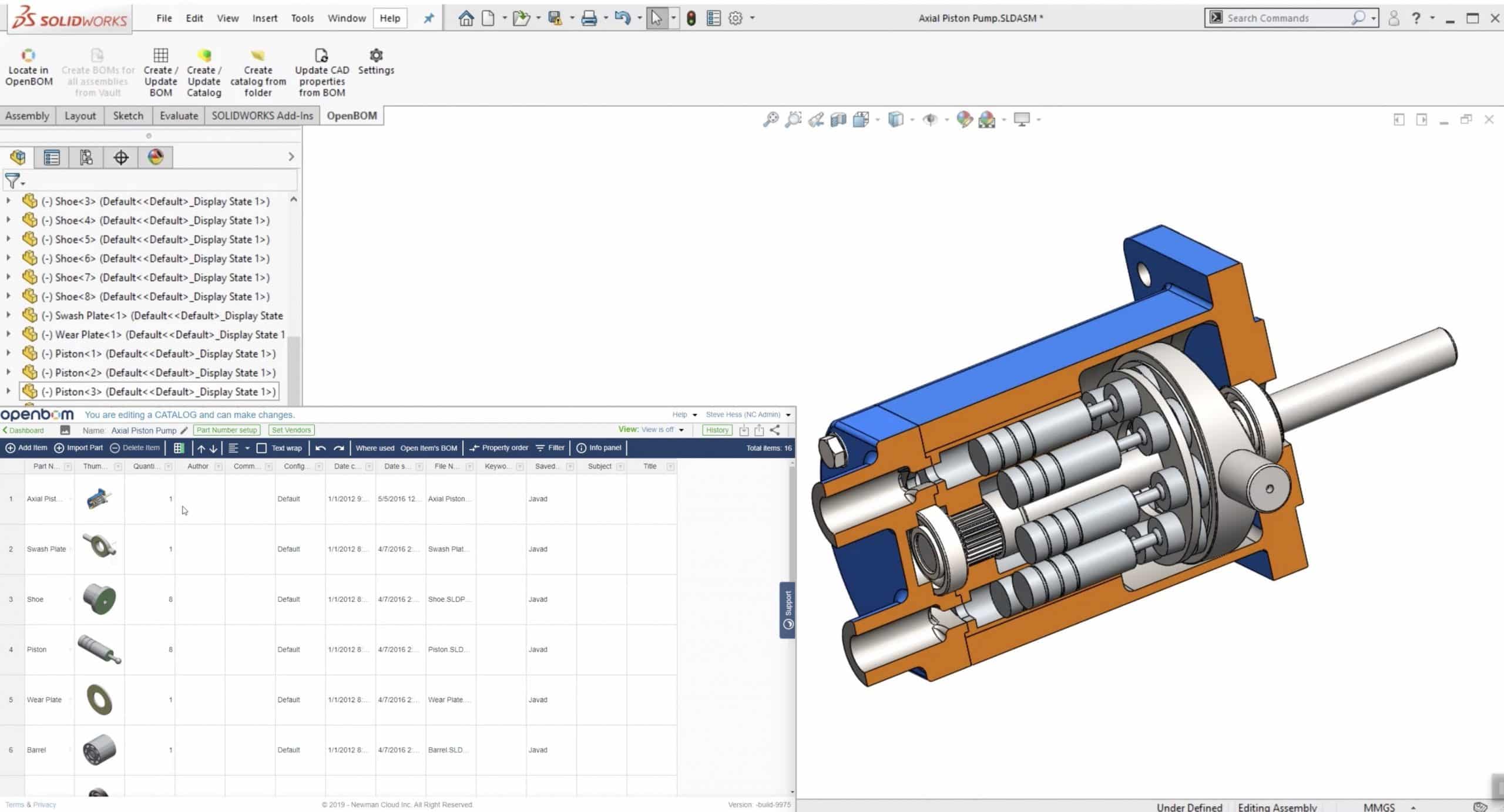 How to create SOLIDWORKS BOM (Bill of Materials) using OpenBOM Add-in