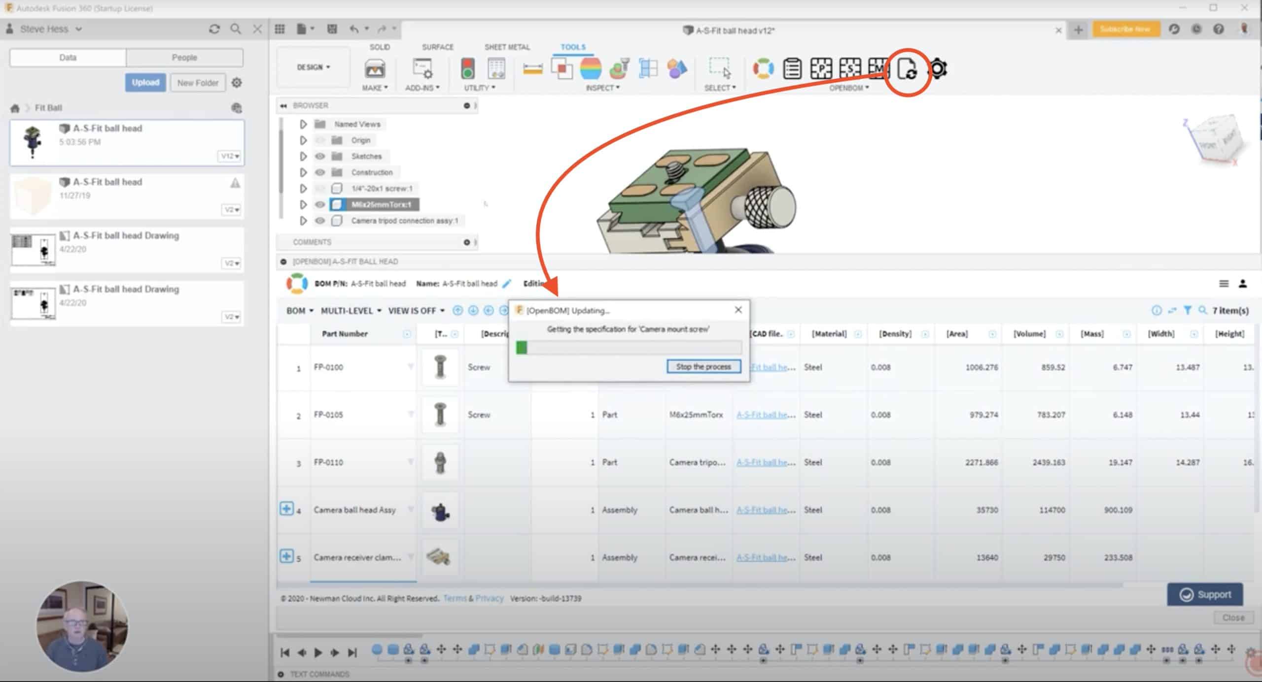 OpenBOM For Fusion360 – Data Management and Purchasing Functions