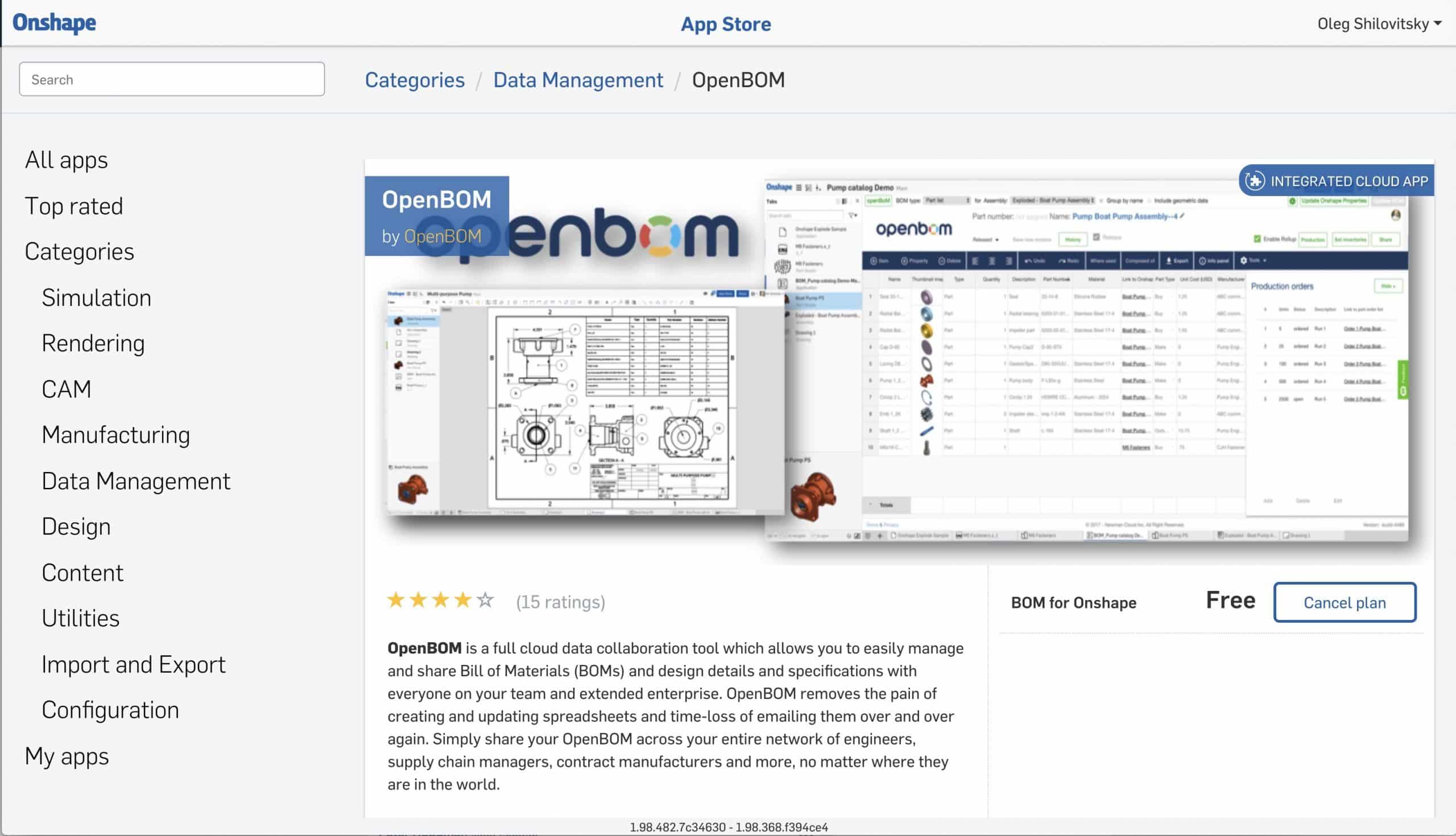 UPDATE: How to insert OpenBOM Bill of Materials in Onshape Drawing