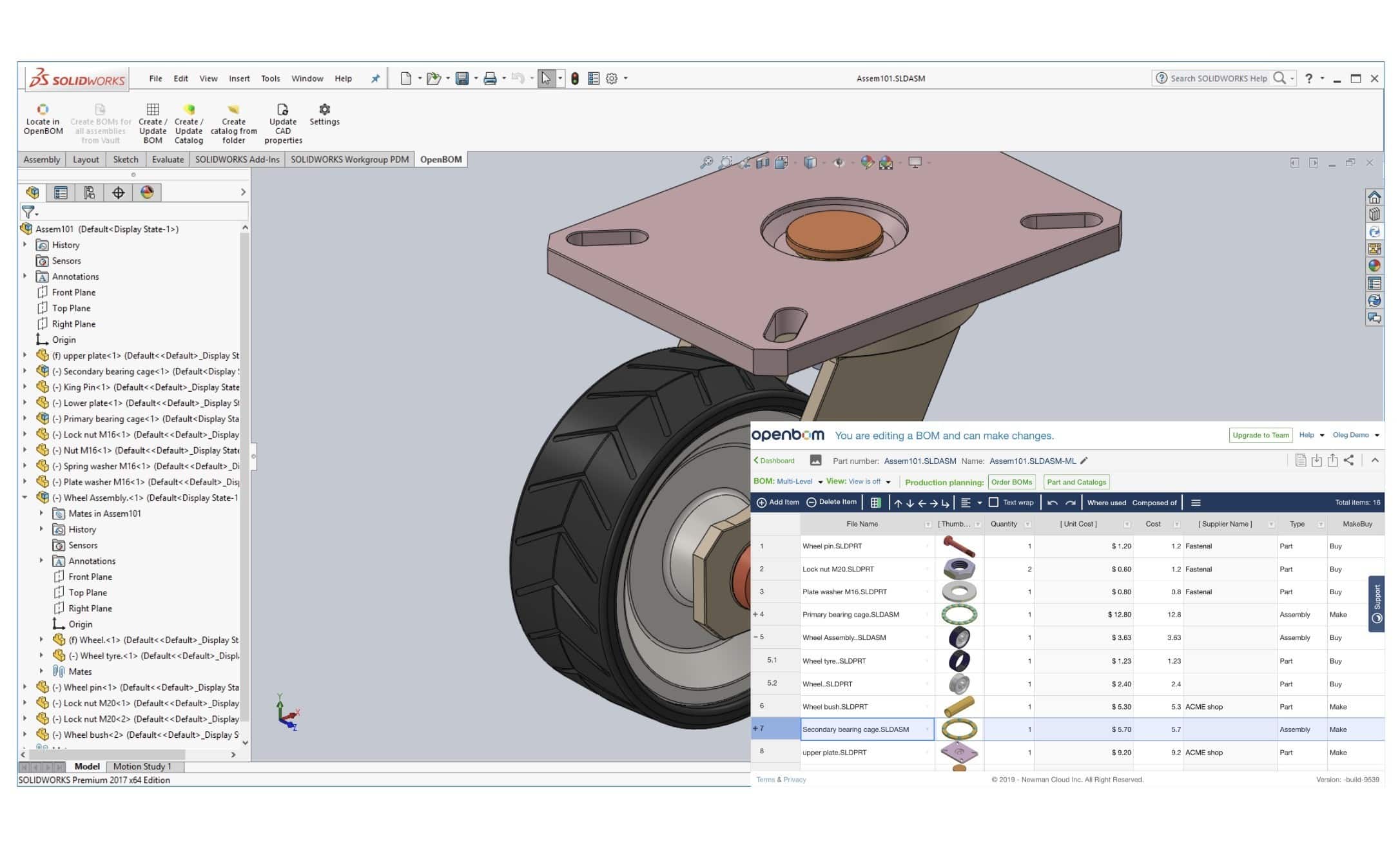 From Part lists to Multi-level BOM and Product Structure