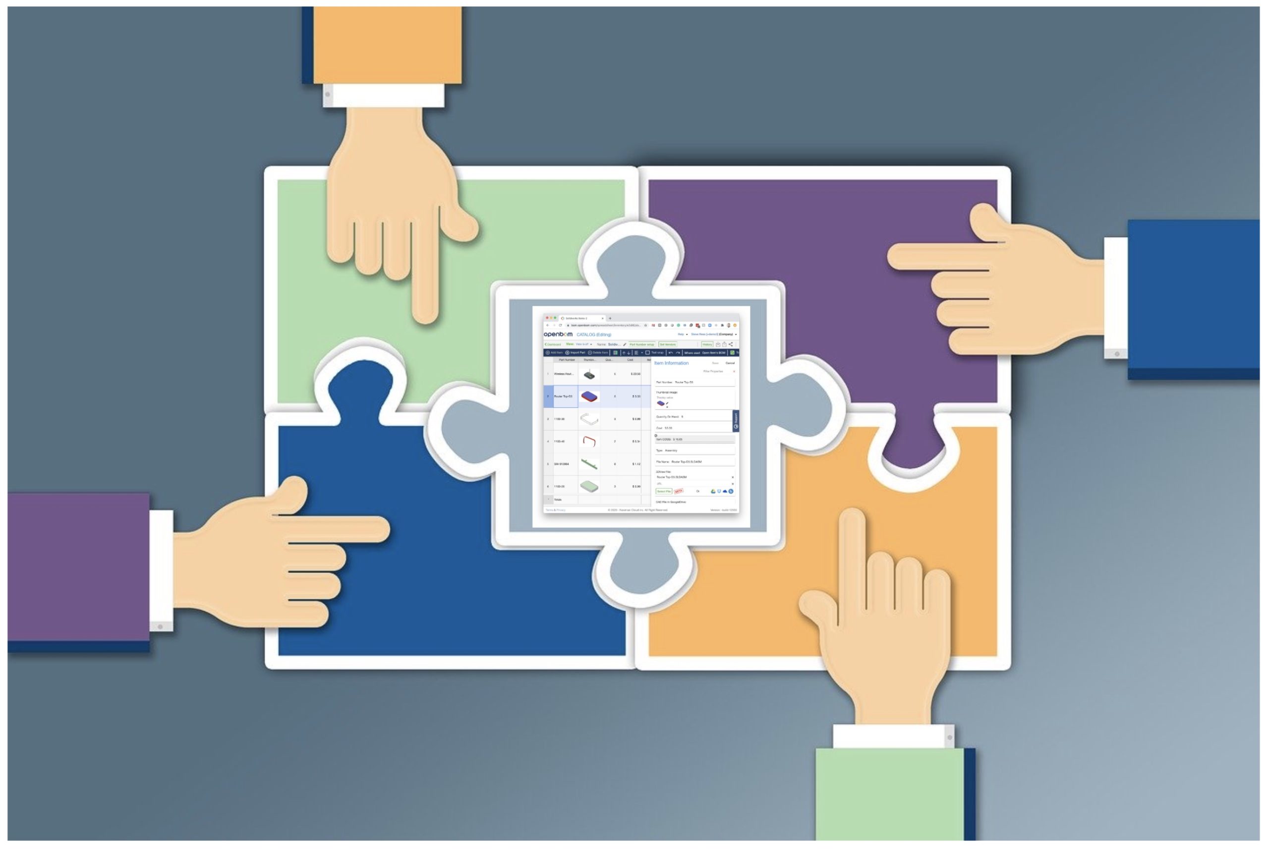 Data Sharing Using OpenBOM Role-Based Filters