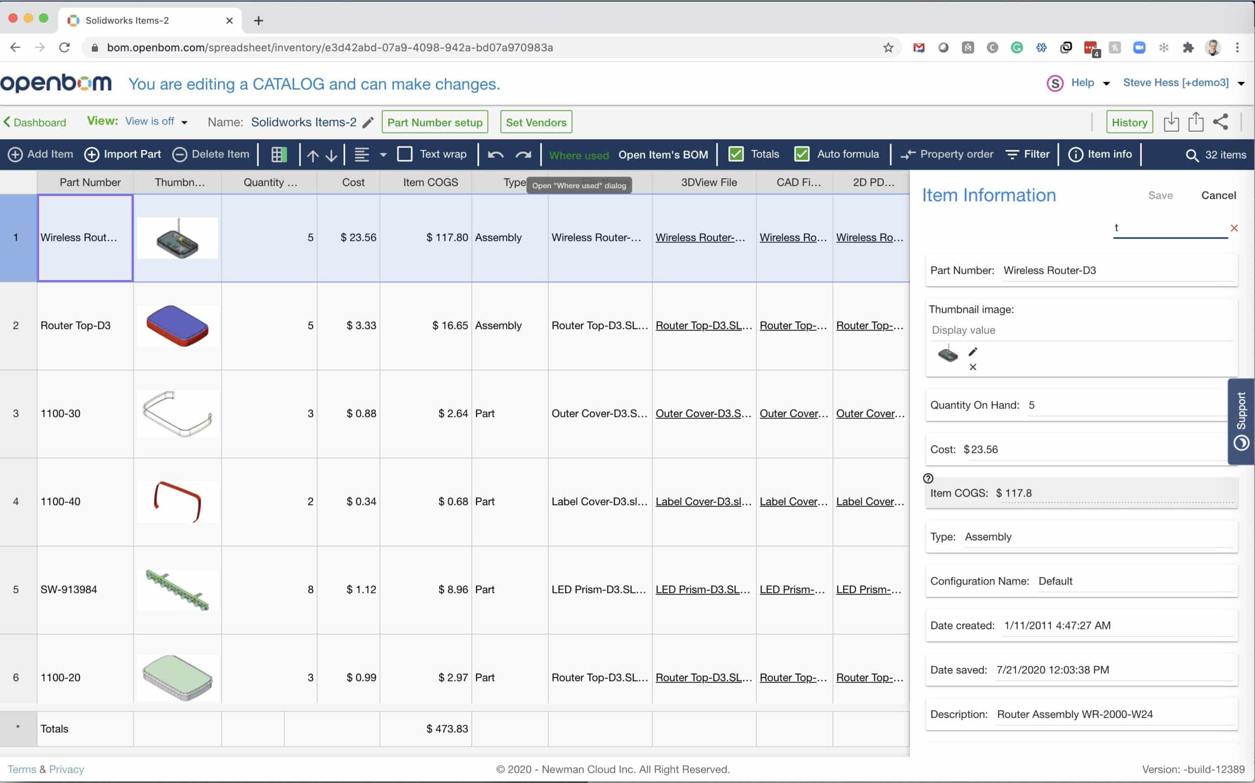 OpenBOM – How to rethink BOM for CAD Users?