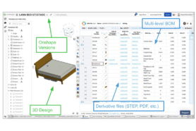 Streamline Downstream Process and CAD Data Derivative Output With OpenBOM for Onshape