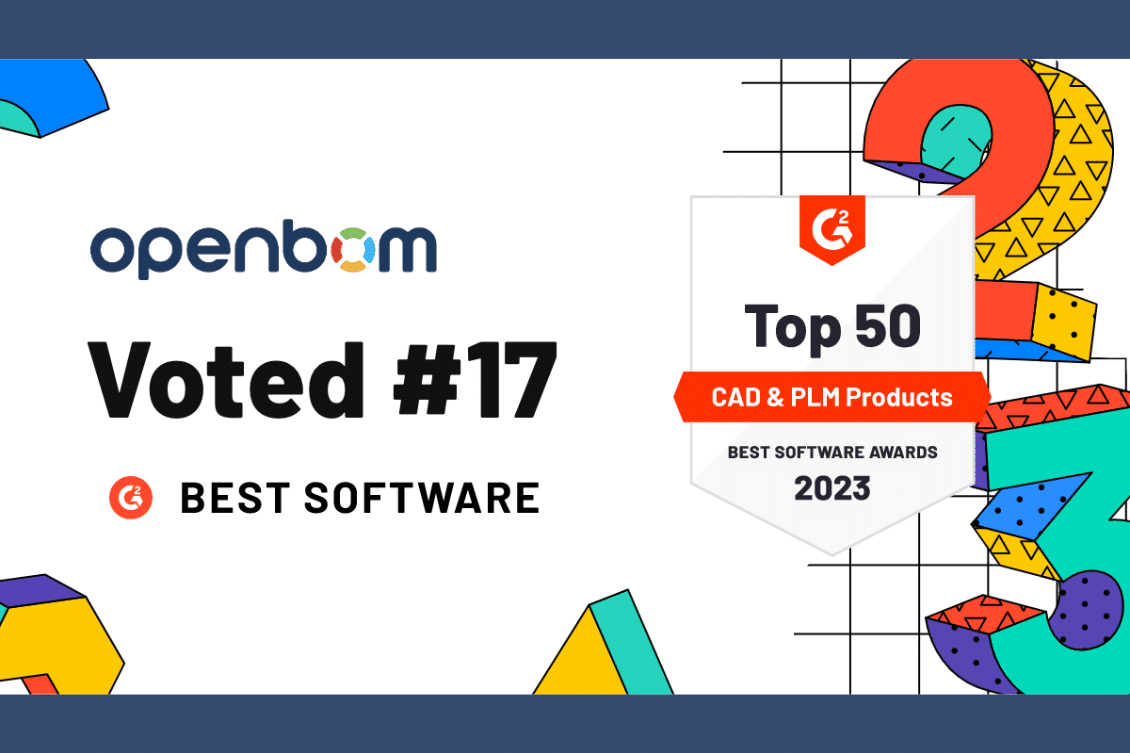 OpenBOM Achieves G2 Best CAD and PLM Product Status: A Journey to the Top 2023