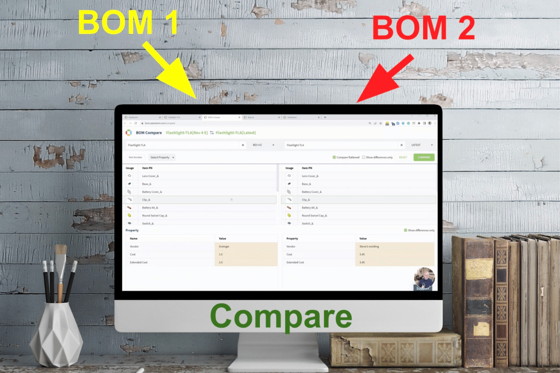 Compare BOMs in a Snap: OpenBOM’s Latest Feature to Easily Compare Flattened BOMs