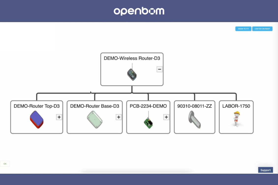PREVIEW: OpenBOM Graph Navigation