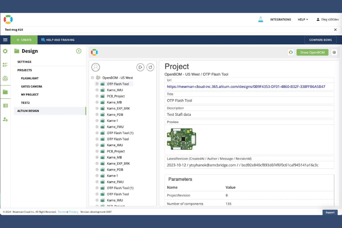 OpenBOM for Altium 365: A Sneak Peek into the Digital Thread Integrated With Cloud-Based Design