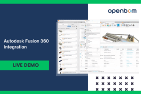 OpenBOM Live Demo – Autodesk Fusion 360 Integration