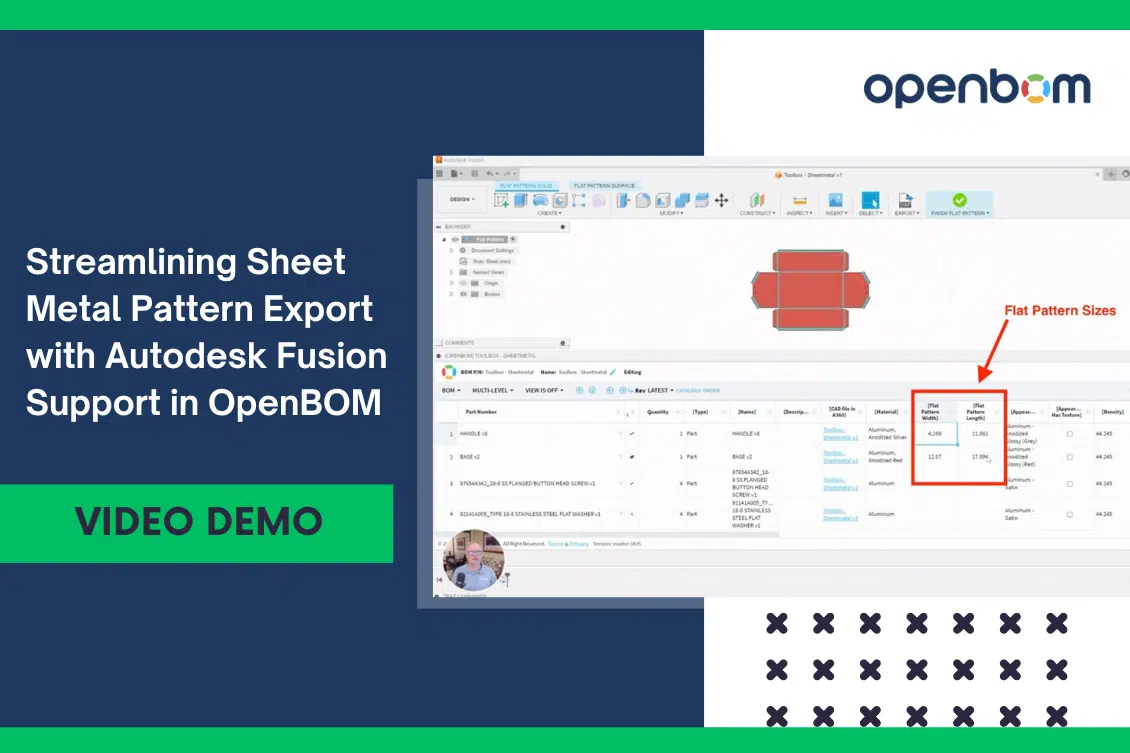 Streamlining Sheet Metal Pattern Export with Autodesk Fusion Support in ...