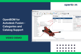 OpenBOM for Autodesk Fusion – Categories and Catalog Support