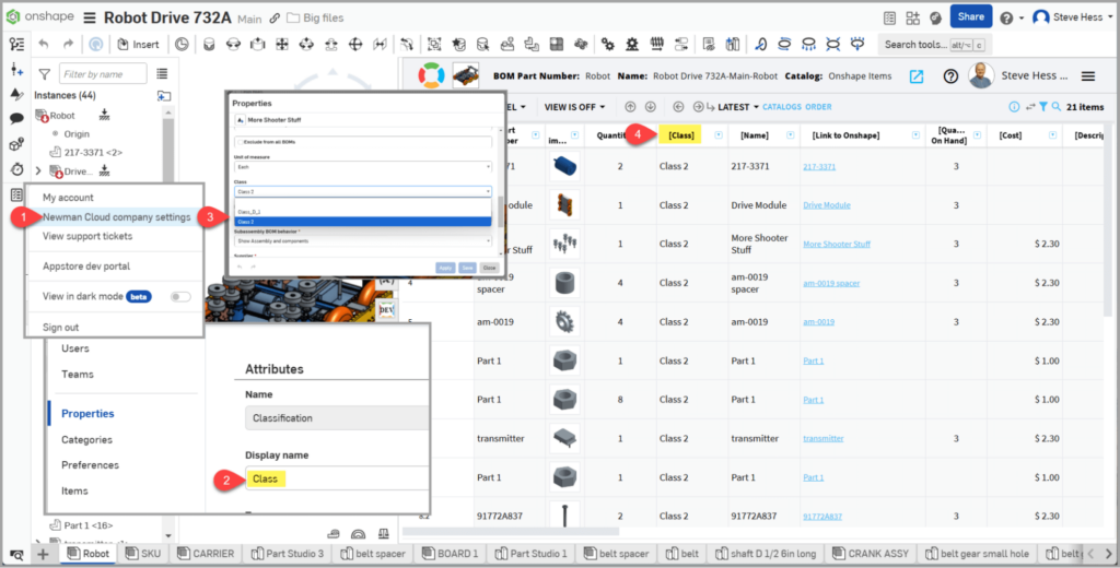 Onshape improvement - whats new november 2024