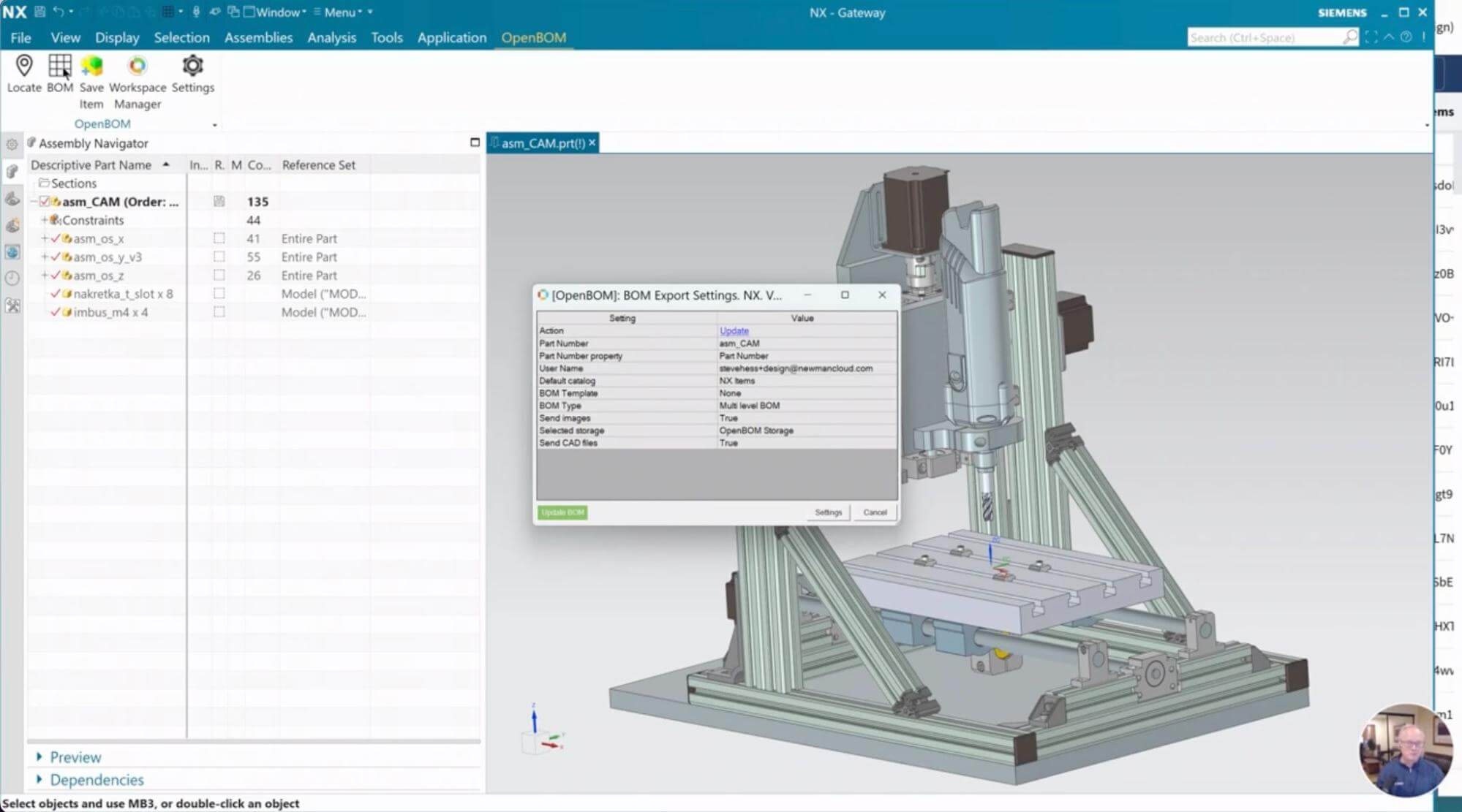 Introducing OpenBOM Integration for Siemens NX - OpenBOM