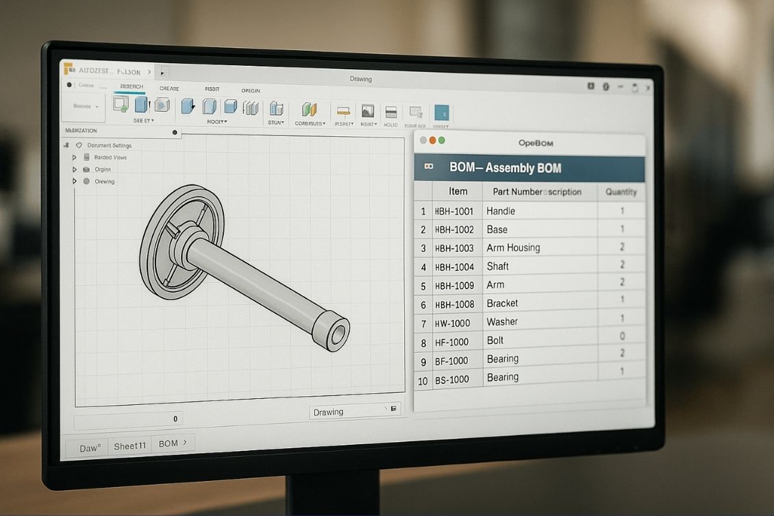 Flattened BOM Support for Autodesk Fusion 360 Drawings
