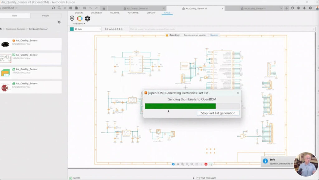 OpenBOM Add -in for Autodesk Fusion Electronics