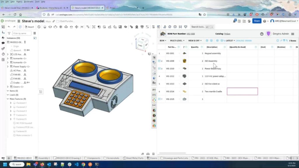 OpenBOM + Onshape