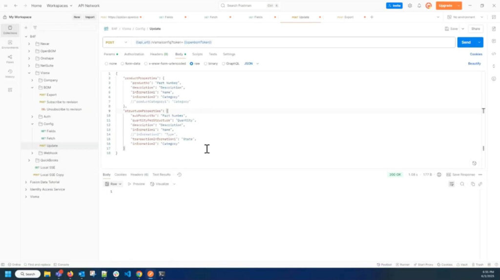 Attributes mapping - OpenBOM integration framework