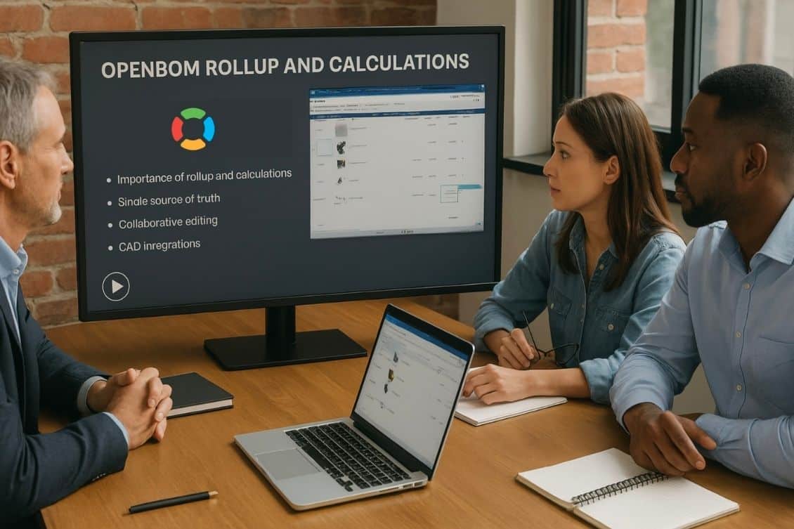 WEBINAR: Organize BOMs with OpenBOM Rollups & Calculations