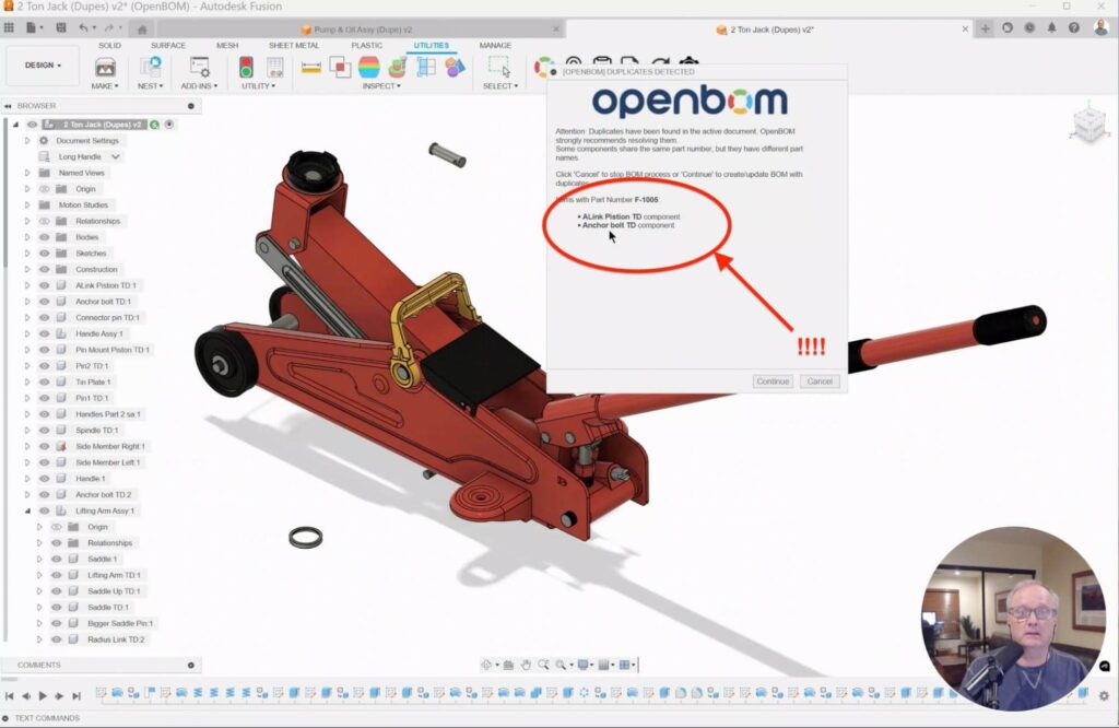 Part Number Dupe Checker