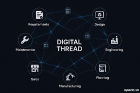 What Is a Digital Thread in Manufacturing? Why It Matters for Modern Manufacturing Processes(and How OpenBOM Connects the Dots)