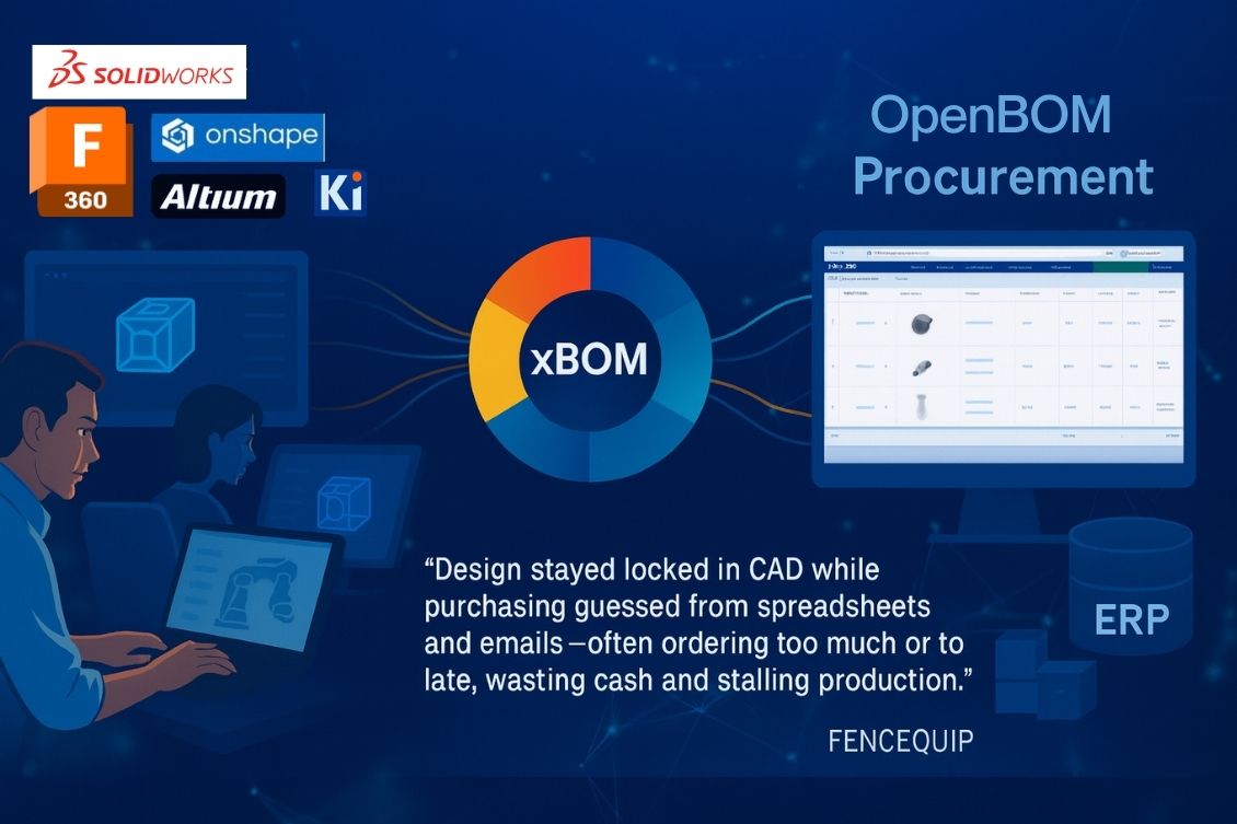 How OpenBOM Bridges CAD, BOM, and Procurement in One Workspace (Day 5)