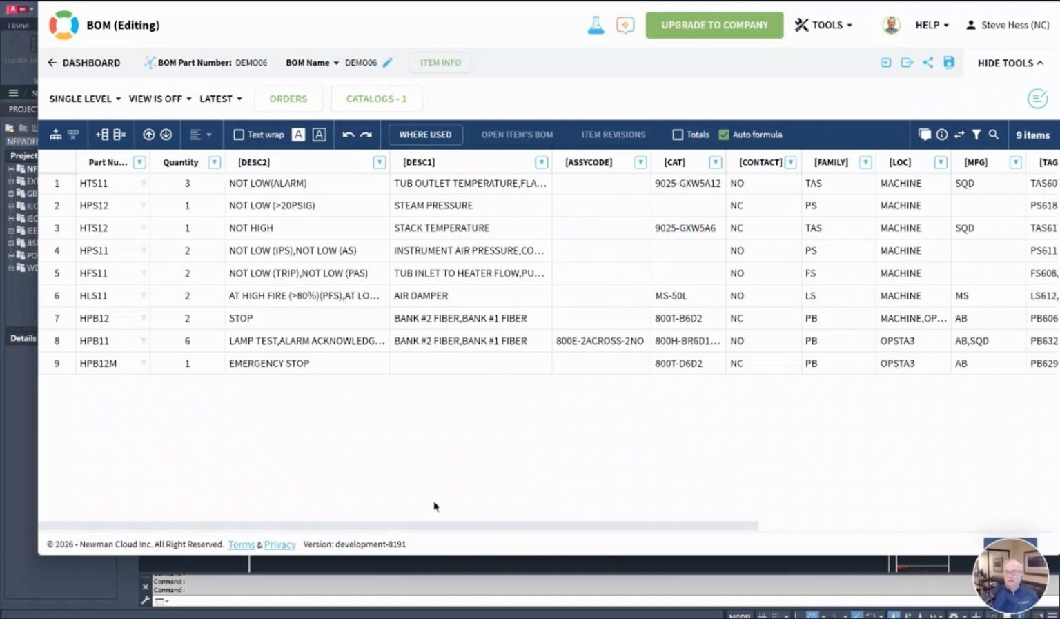 OpenBOM for AutoCAD Electrical: Automated Electrical BOMs