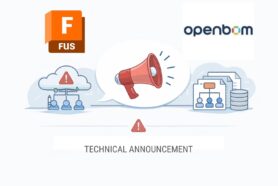 OpenBOM for Autodesk Fusion – Collaborative Hub Compatibility Update