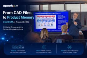OpenBOM at Threaded at ACE 2026 by Aras: CAD File Agent, Product Memory, and AI for Engineering