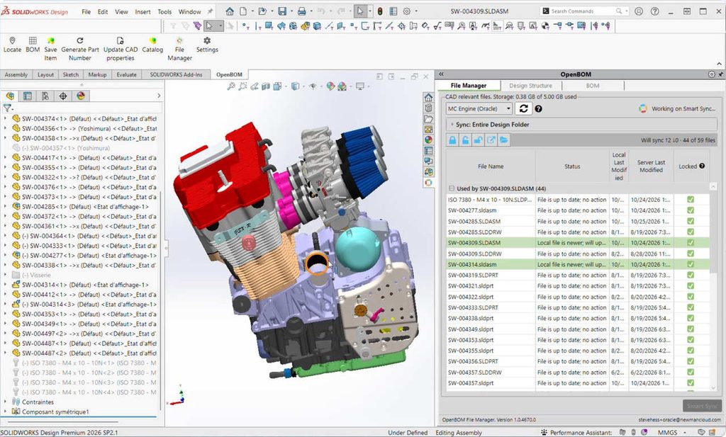 Trinamix CAD Vault for Oracle Fusion Cloud PLM | OpenBOM